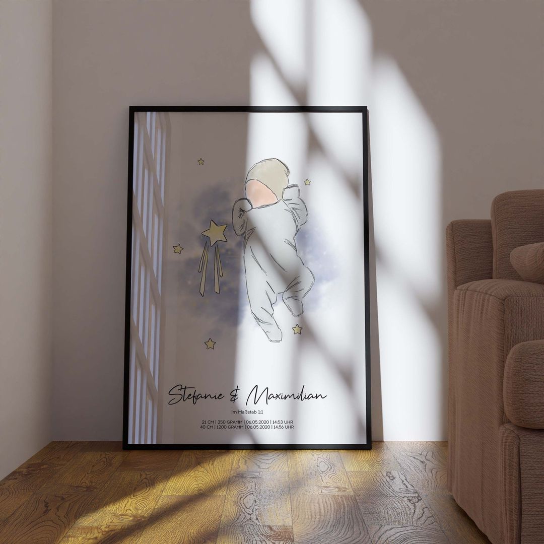 Bild von Sternchen und Regenbogenkind